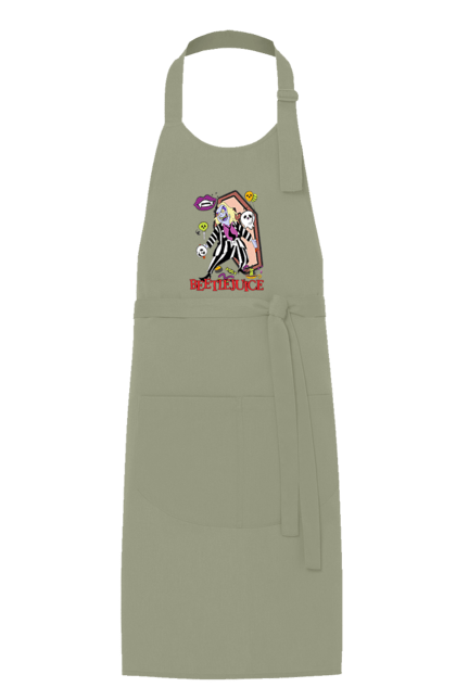 Apron with prints Beetlejuice. Beetlejuice, comedy, ghost, horror, movie, tim burton, warner bros. 2070702