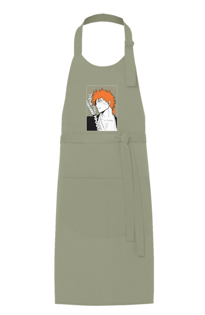 Фартук с принтом Блич Ичиго Куросаки. Anime, bleach, ichigo kurosaki, manga, аниме, блич, ичиго, ичиго куросаки, манга. 2070702