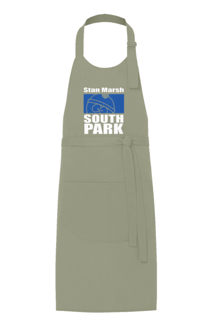 Apron with prints South Park Stan Marsh. Cartoon series, south park, stan, stan marsh. 2070702