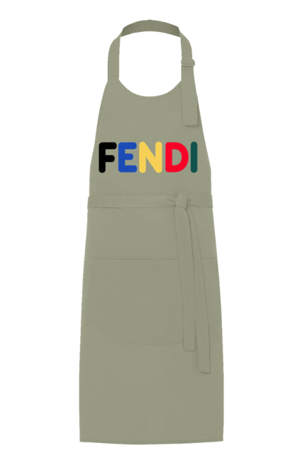 Apron with prints Fendi. Bag, brand, clothes, fashion, fashion house, fendi, italy, luxury, lvmh. 2070702