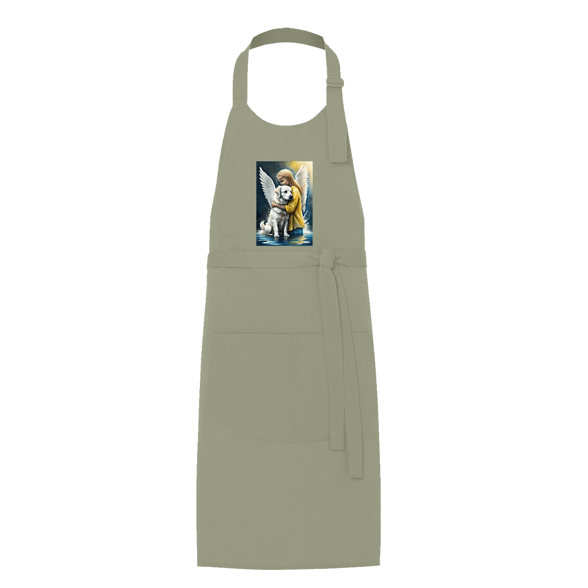 Девочка и собака ангел [память погибшим животным]