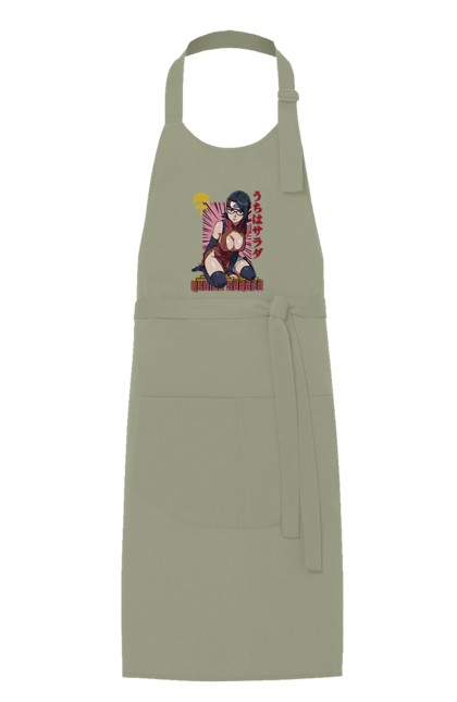 Apron with prints Boruto Sarada Uchiha. Anime, boruto, manga, sarada uchiha, tv series, uchiha. 2070702