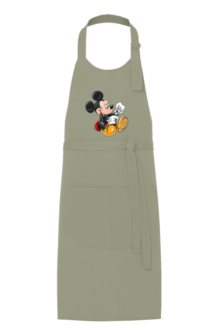 Apron with prints Mickey Mouse. Cartoon, disney, mickey, mickey mouse. 2070702