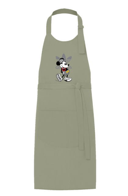 Фартук с принтом Adidas Микки Маус. Adidas, mickey mouse, адидас, дисней, микки, микки маус, мультфильм. 2070702