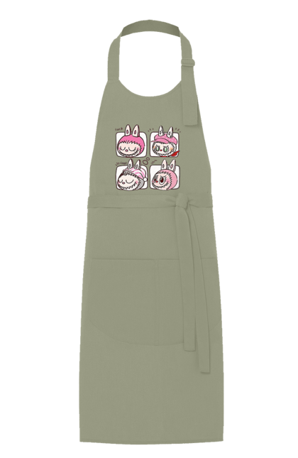Фартух з принтом "Labubu". Labubu, weird cute, іграшки, лабубу. 2070702