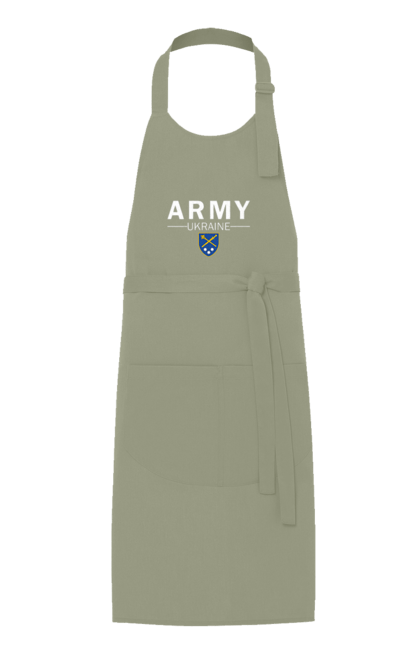 Apron with prints ARMY UKRAINE. Army ukraine, general staff emblem, zaluzhny. 2070702