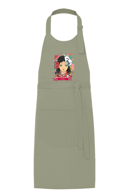 Apron with prints Demon Slayer Makomo. Anime, demon slayer, kimetsu no yaiba, makomo, manga, serial. 2070702