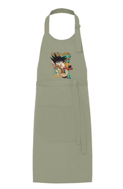 Apron with prints Dragon Ball Son Goku. Anime, dragon ball, goku, manga, son goku, tv series. 2070702