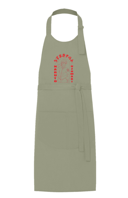 Apron with prints Naruto. Anime, character, manga, naruto, ninja, tv series. 2070702