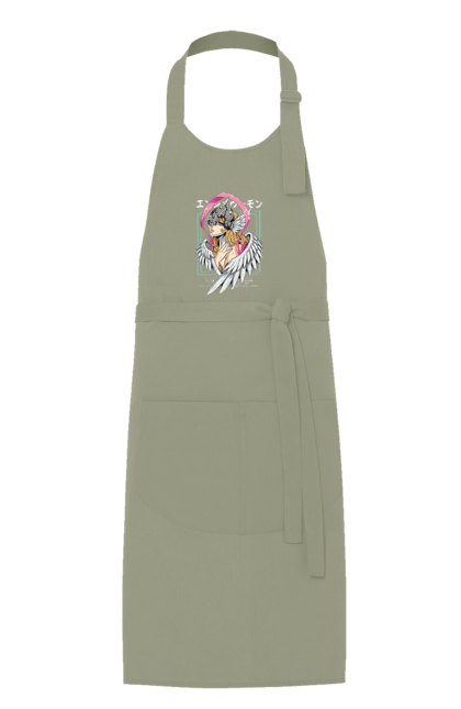 Apron with prints Digimon Angewomon. Angewomon, bandai, digimon, digital monsters, media franchise, virtual pets. 2070702