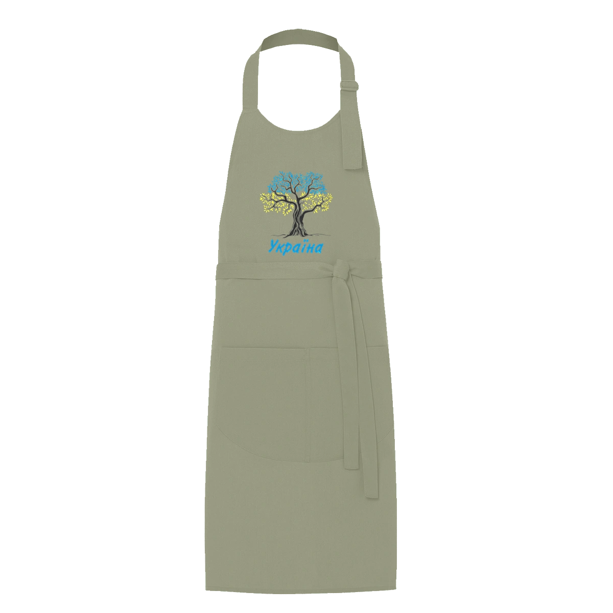 Blue yellow tree Ukraine