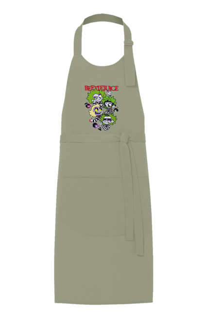 Apron with prints Beetlejuice. Beetlejuice, comedy, ghost, ghost, horror, movie, tim burton, warner bros. 2070702