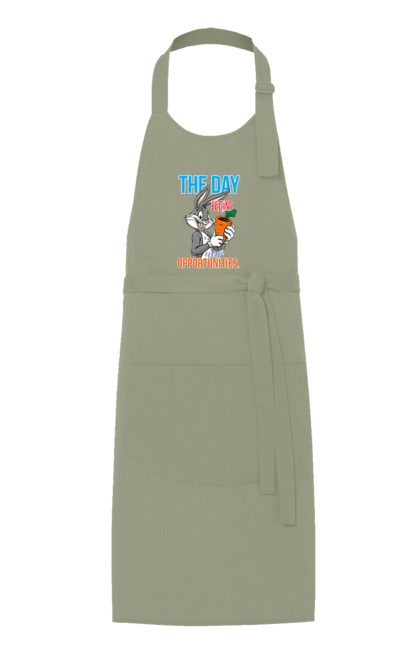 Apron with prints Bugs Bunny. Bugs bunny, cartoon, looney tunes, merrie melodies. 2070702