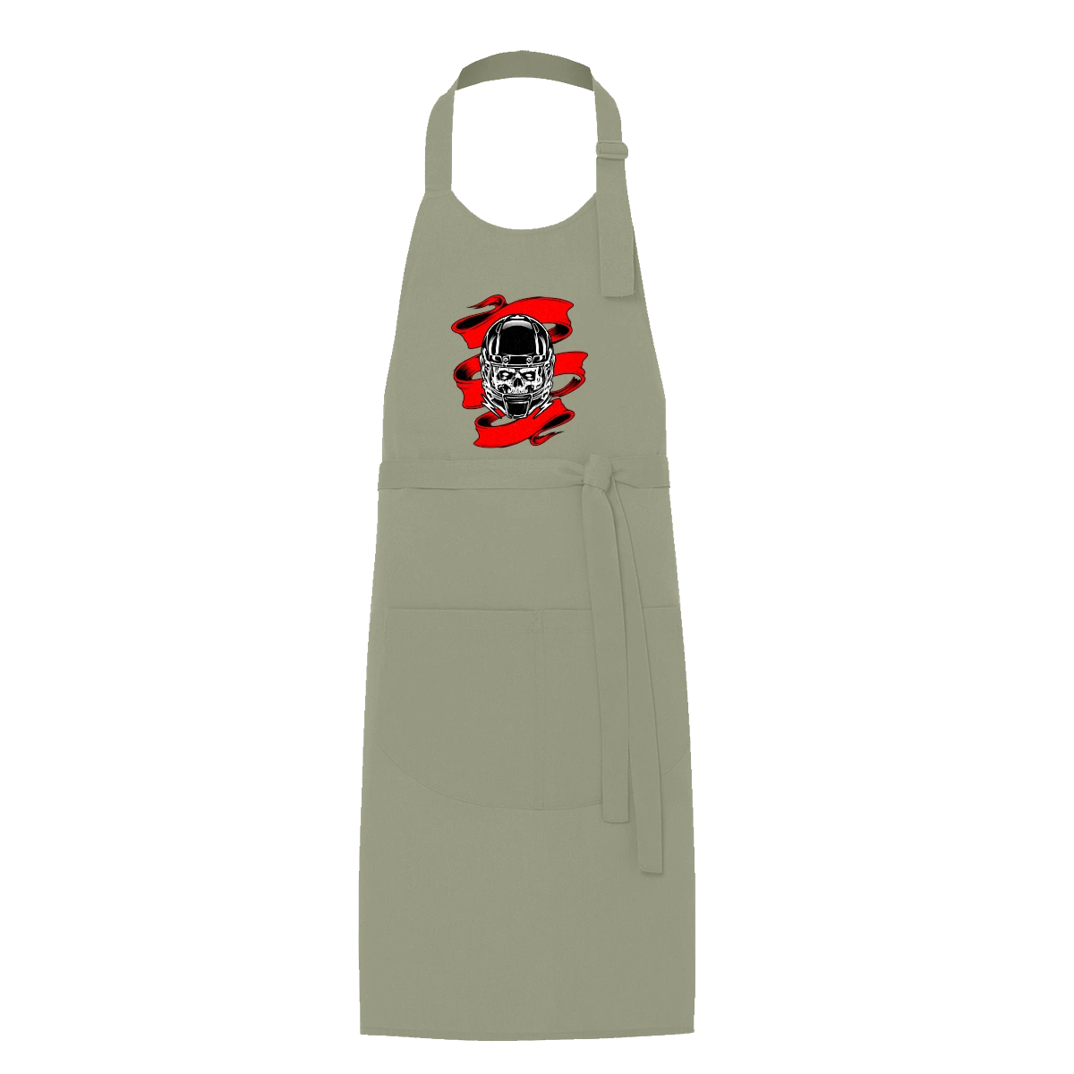 Skull in a motorcycle helmet