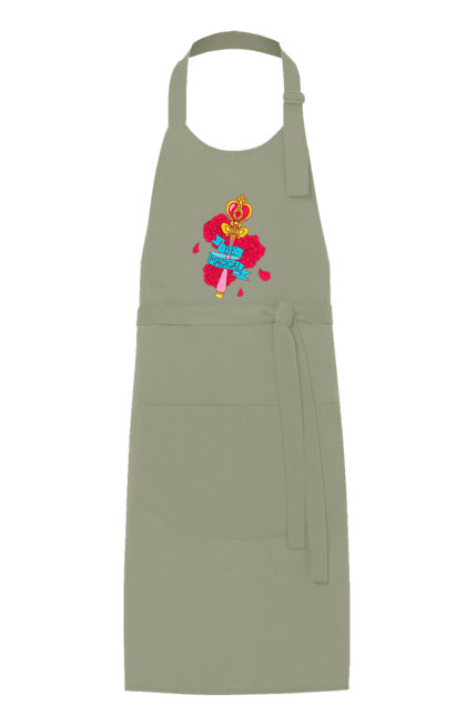 Apron with prints Be Magical. Anime, charm, flowers, magic, rose flower, sailor moon, tv series, wand. 2070702