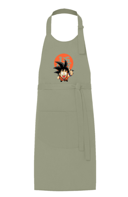 Apron with prints Dragon Ball Son Goku. Anime, dragon ball, goku, manga, son goku, tv series. 2070702