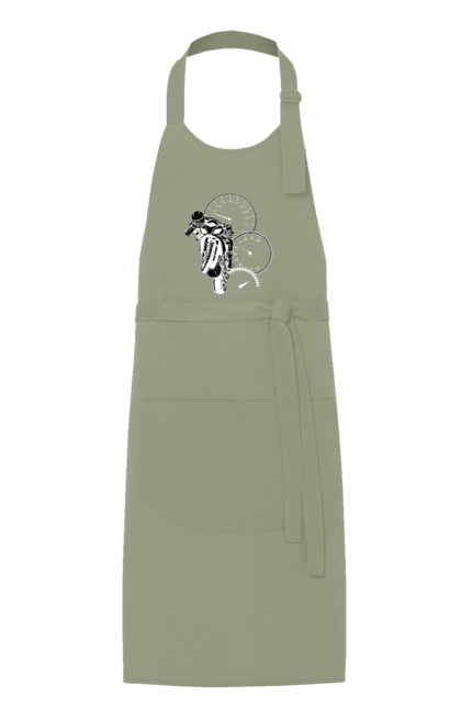 Фартух з принтом "Мотоцикл І Швидкість Білий". Мото, мотоцикл, швидкість. 2070702