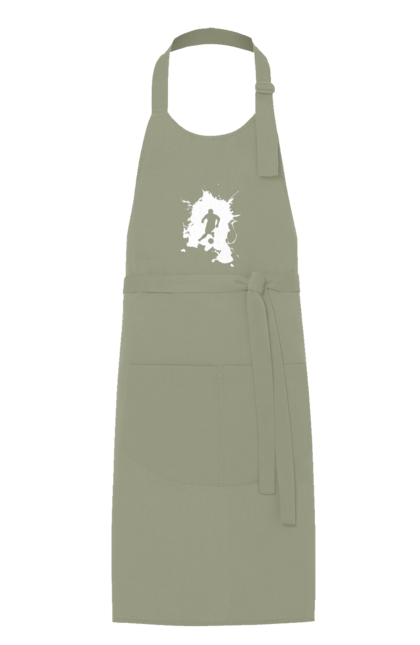 Фартух з принтом "Футбол у серці". Ворота, гол, збірна, м`яч, перемога, спорт, турнір, україна, футбол, чемпіонат. 2070702