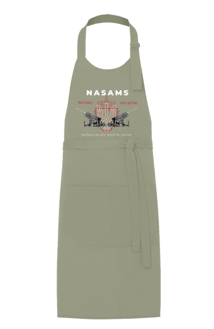 Фартух з принтом "NASAMS". Nasams, zuzana, гаубиця, два герби, залужний, сюзанна. 2070702