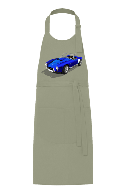 Фартух з принтом "Автомобіль". Авто, автомобиль, класика, старовинна машина, старовинний. 2070702