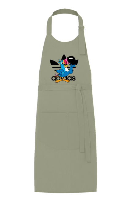 Фартук с принтом Adidas Тукан Сэм. Adidas, froot loops, toucan sam, адидас, москот, тукан сэм. 2070702