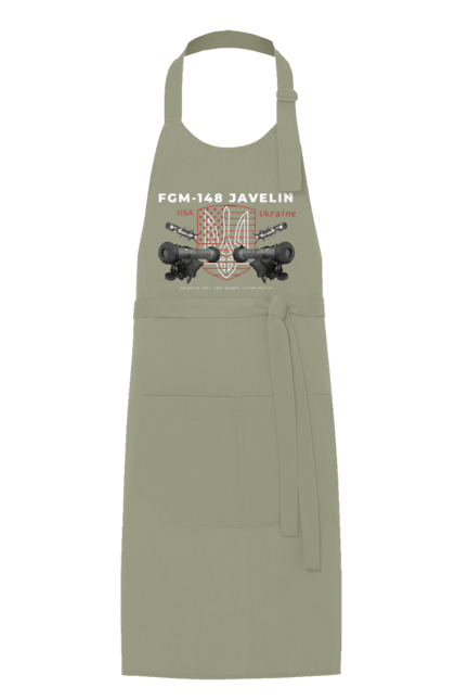 Фартух з принтом "FGM 148 Javelin". Caesar, himars, javelin, nlaw, patriot, weapon, zaluzhny. 2070702