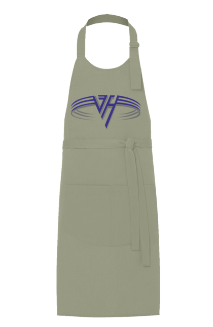 Apron with prints Van Halen. Glam metal, group, hard rock, heavy metal, metal, music, pop rock, rock, van halen. 2070702