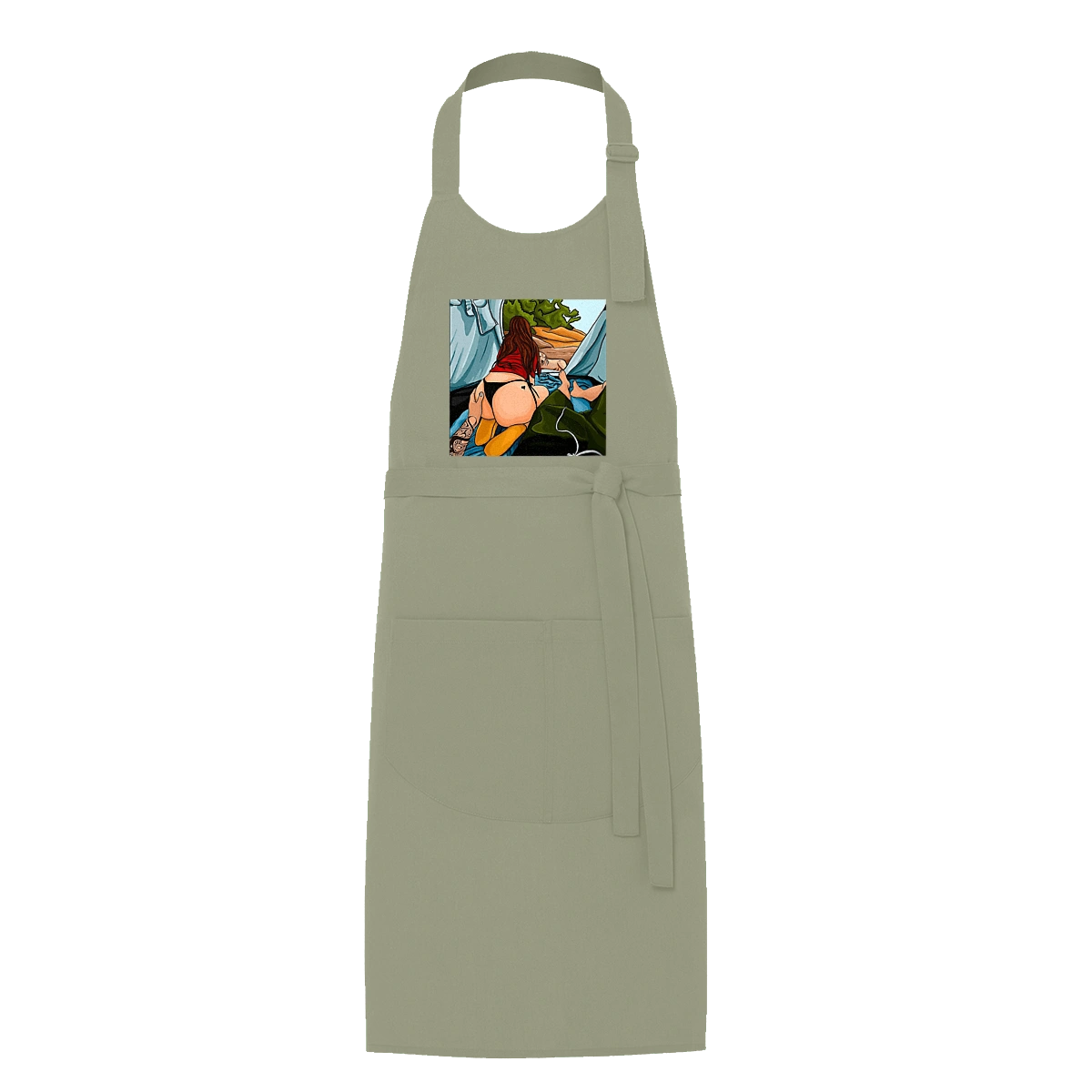 Rest With Favorite In The Tent