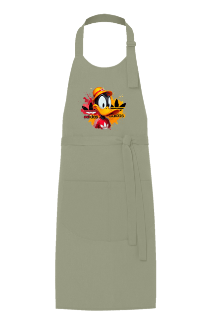 Apron with prints Daffy Duck Adidas. Adidas, cartoon, character, daffy duck, duck, looney tunes, merrie melodies, warner brothers. 2070702