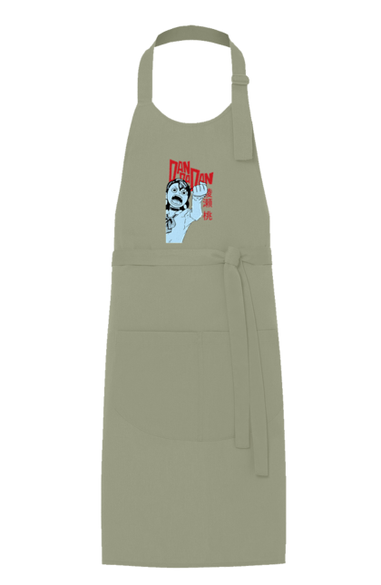Фартух з принтом "Дандадан Момо Аясе". Dandadan, momo ayase, okarun, аніме, аясе, дандадан, манга, момо, момо аясе. 2070702