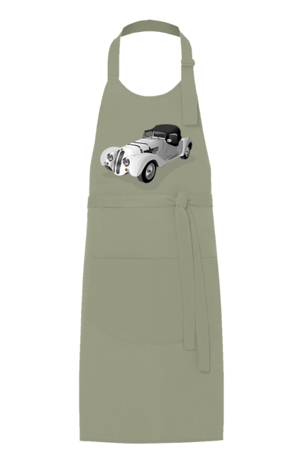Фартух з принтом "Автомобіль". Авто, автомобиль, класика, старовинна машина, старовинний. 2070702
