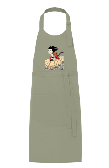 Apron with prints Dragon Ball Son Goku. Anime, dragon ball, goku, manga, son goku, tv series. 2070702