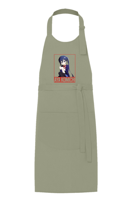 Apron with prints Kiniro Mosaic Aya Komichi. Anime, aya komichi, gold mosaic, kiniro mosaic, kinmoza, manga. 2070702