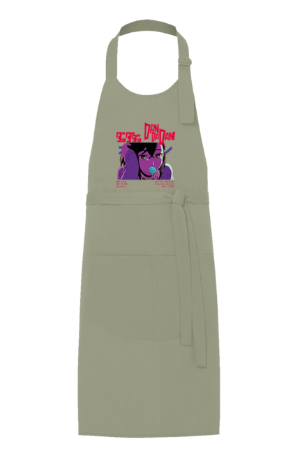 Фартух з принтом "Дандадан Момо Аясе". Dandadan, momo ayase, okarun, аніме, аясе, дандадан, манга, момо, момо аясе. 2070702