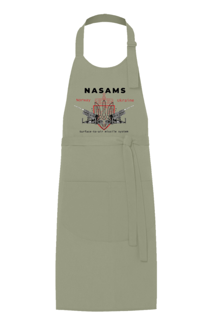 Фартух з принтом "NASAMS". Nasams, zuzana, гаубиця, два герби, залужний, сюзанна. 2070702