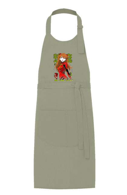 Apron with prints Evangelion Asuka. Anime, asuka, asuka langley sorry, eva 02, evangelion, eve, kaoru, manga, ray, shinji. 2070702