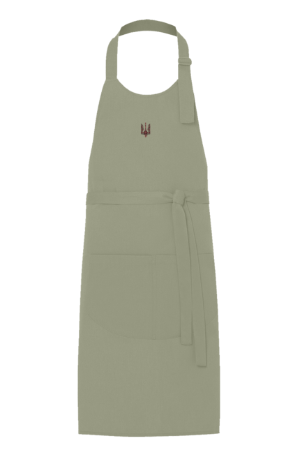 Фартух з принтом "Герб вишиванка". Актуальний, вишиванка, війна, герб, незвичайний, символіка, українська. 2070702