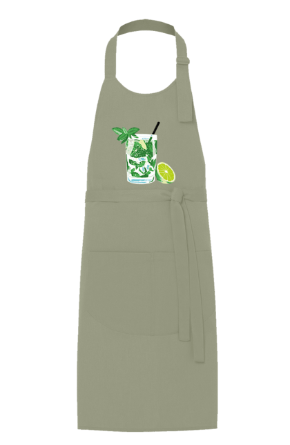 Фартух з принтом "Напій Мохіто І Лимон". Лимон, мохіто, напій. 2070702