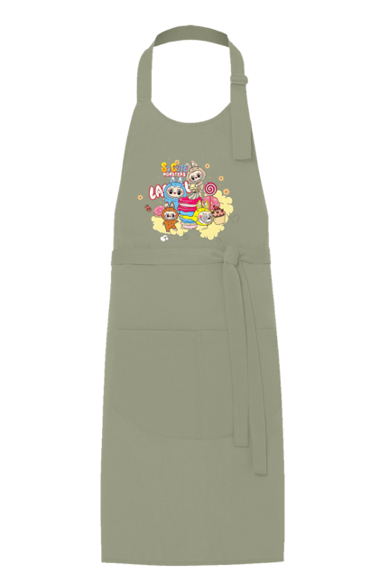 Фартух з принтом "Labubu". Labubu, weird cute, іграшки, лабубу. 2070702