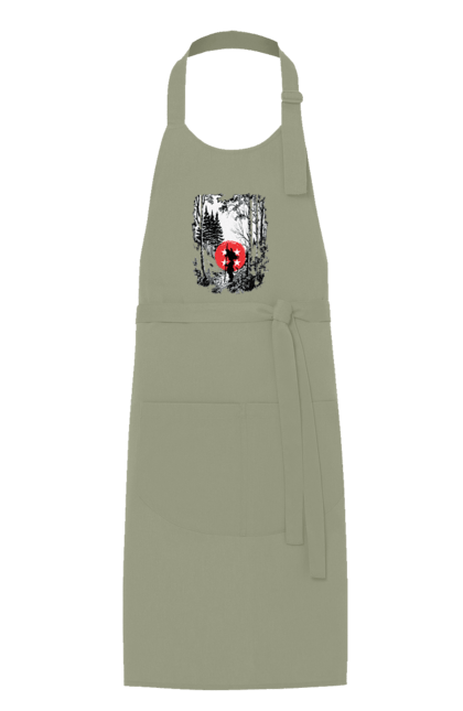 Apron with prints Dragon Ball. Anime, dragon ball, goku, manga, tv series, vegeta. 2070702