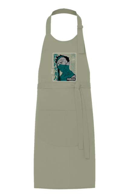 Apron with prints Naruto Zabuza Momochi. Anime, character, hidden mist demon, manga, naruto, tv series, zabuza momochi. 2070702