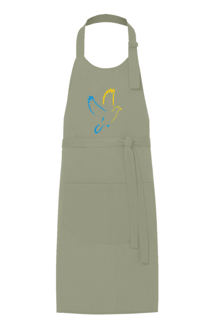 Фартук с принтом Голубь мира. Голубь мира, мир, победа украины, украина. 2070702