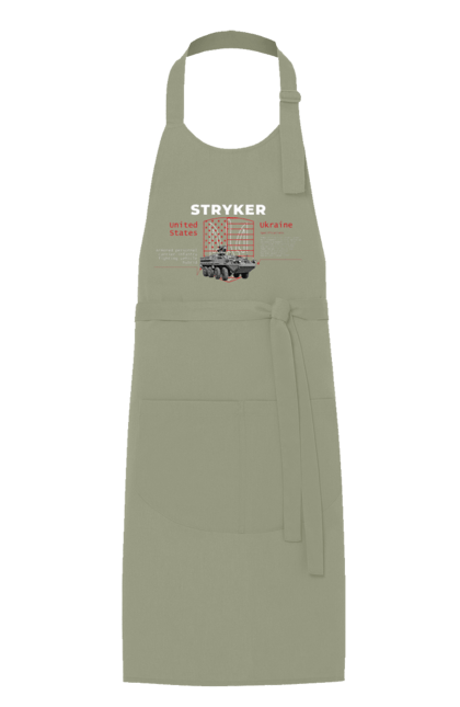 Apron with prints Stryker. F16, howitzer, industrious, nasams, stryker, suzanne, zuzana. 2070702
