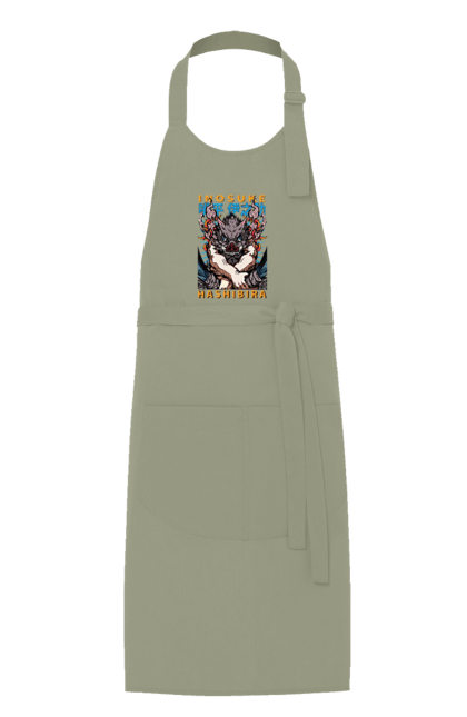 Apron with prints Demon Slayer Inosuke. Anime, demon slayer, inosuke, inosuke hashibira, kimetsu no yaiba, manga. 2070702