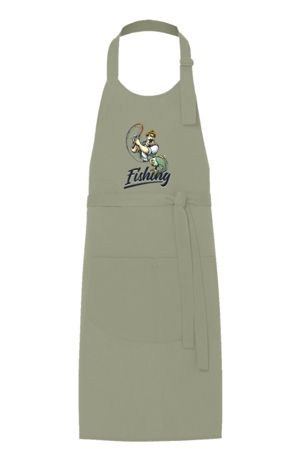 Фартух з принтом "Рибалка, літо". Відпочинок, літо, рибалка. 2070702