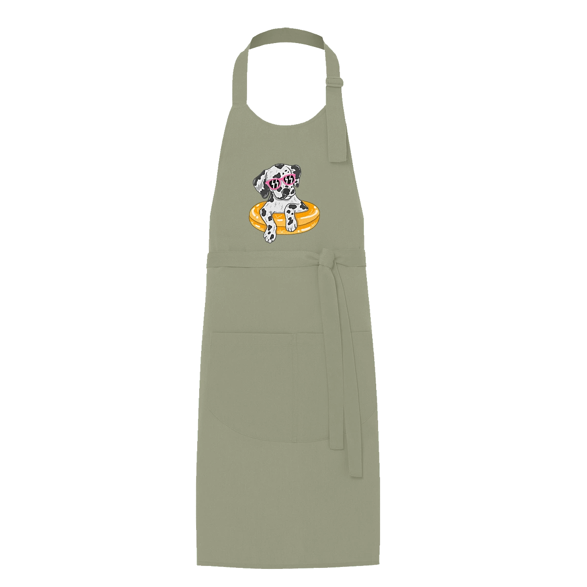 Dalmatian Swims In A Circle