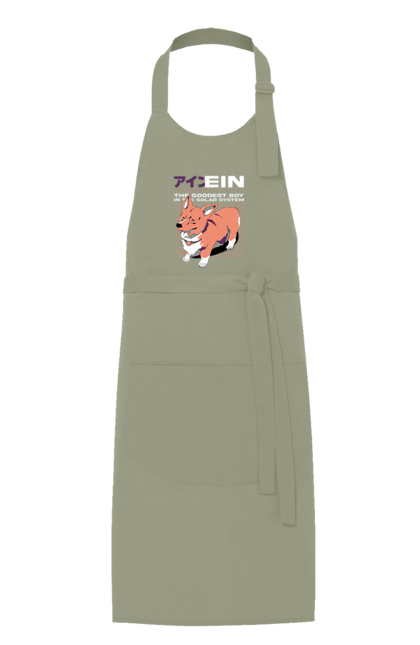 Apron with prints Cowboy Bebop Ein. Anime, corgi, cowboy bebop, dog, ein. 2070702