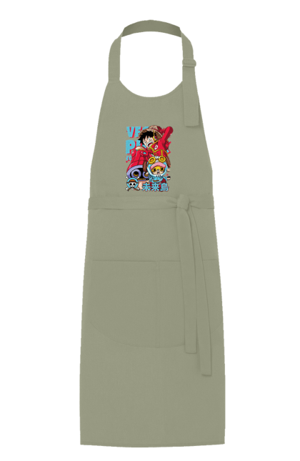 Apron with prints One Piece Luffy. Anime, luffy, manga, monkey de luffy, one piece, pirates. 2070702