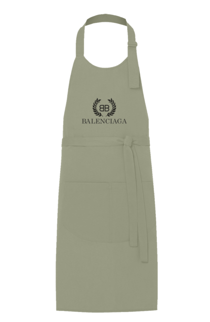 Фартух з принтом "Баленсиага". Balenciaga, балансьяга, баленсиага. CustomPrint.market
