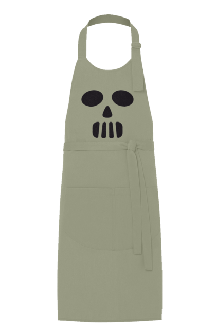 Apron with prints Halloween pumpkin face. Costume, halloween, holiday, october, october 31, pumpkin, scary, sweets, trick or treat. 2070702